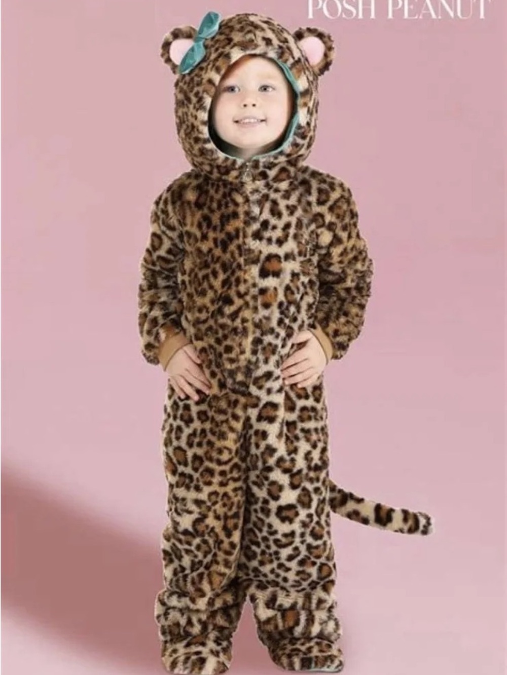 Posh Peanut Lana leopard costume sz 2T